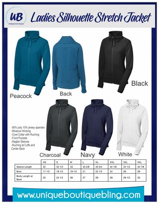 BV Lynx Black Ladies Silhouette Stretch Jacket