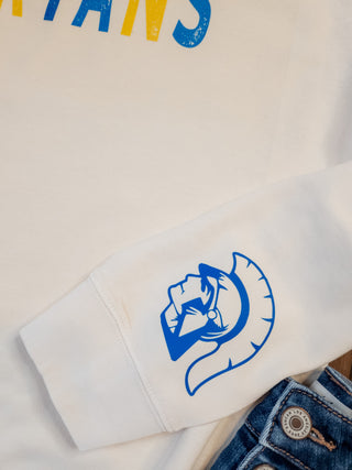 Wessington Springs Spartans Dyed Fleece Hoodie