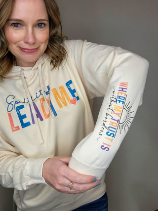 Spirit Lead Me Dyed Fleece Hoodie