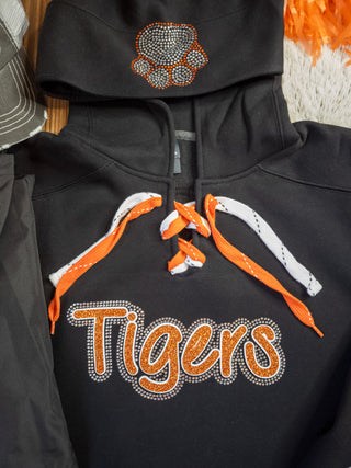 Tigers Howard Rhinestone Lace-Up Hoodie