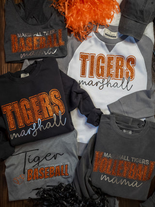 Mashall Tigers Baseball Mama Keyhole Tank