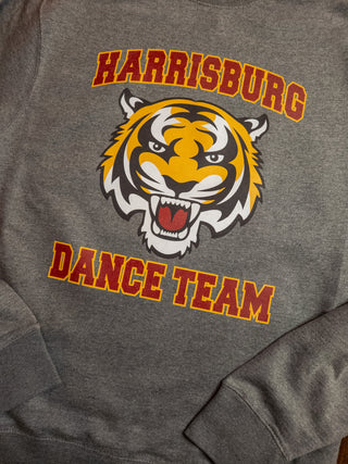 Harrisburg Dance Team Gray Crewneck Sweatshirt