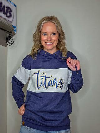 Titans Sparkle And Puff Navy League Hoodie