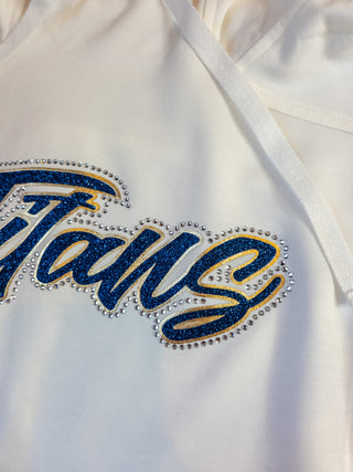 Titans Rhinestone Fashion Fleece Hoodie