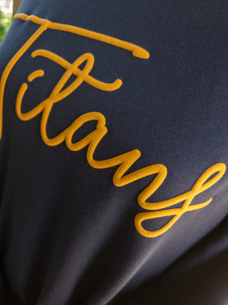Titans Dance & Cheer Puff Print Crewneck Sweatshirt
