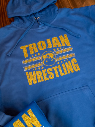 Trojan Wrestling Classic Rhinestone Hoodie