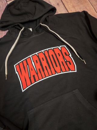 Warriors Red and Black Double Lace Sweatshirt