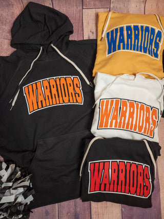 Warriors Orange and White Double Lace Sweatshirt