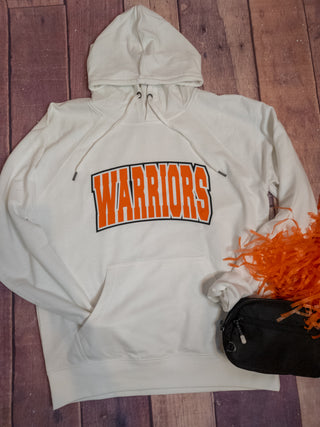 Warriors Orange and White Double Lace Sweatshirt