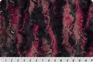 Dragon Berry Wild Rabbit Minky w/Black Hide Blanket **Choose Size Baby-Comforter & Pillow Covers