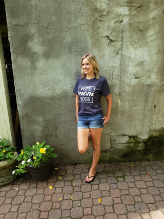 Wife Mom Boss Tee