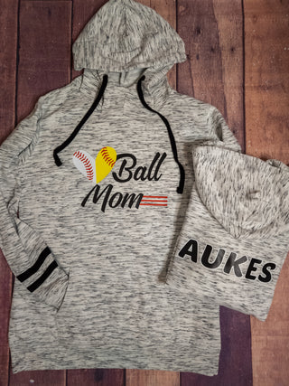 Ball Mom Melange Hoodie