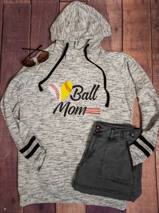 Ball Mom Melange Hoodie