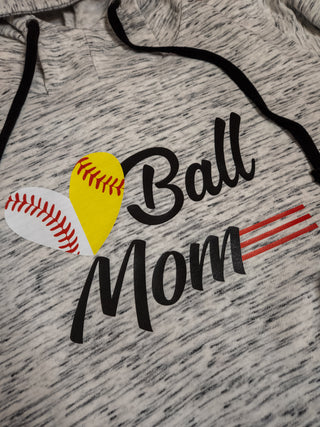 Ball Mom Melange Hoodie