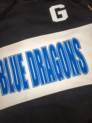 Blue Dragons Black League Hoodie