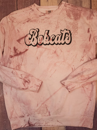 Bobcats Clay Colorblast Crewneck Sweatshirt