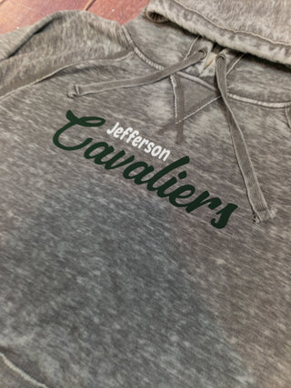 Cavaliers Jefferson Gray Fleece Hoodie