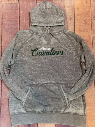 Cavaliers Jefferson Gray Fleece Hoodie
