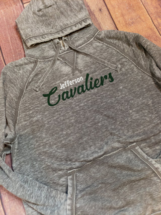 Cavaliers Jefferson Gray Fleece Hoodie