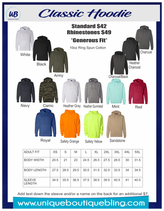 Watertown Baseball Classic Rhinestone Hoodie