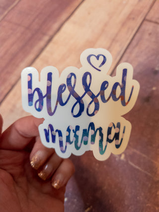 Blessed Mama Decal