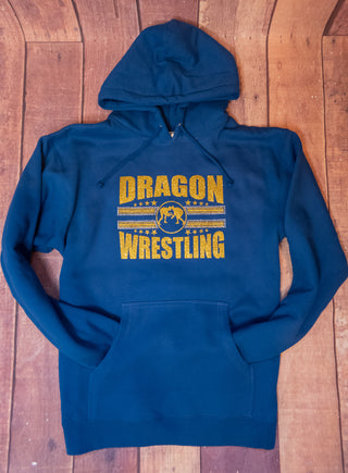 Dragon Wrestling Classic Rhinestone Hoodie