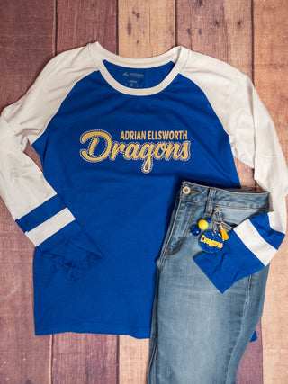 Dragons Adrian Ellsworth Rhinestone Fanatic Long Sleeve Top