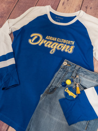 Dragons Adrian Ellsworth Rhinestone Fanatic Long Sleeve Top