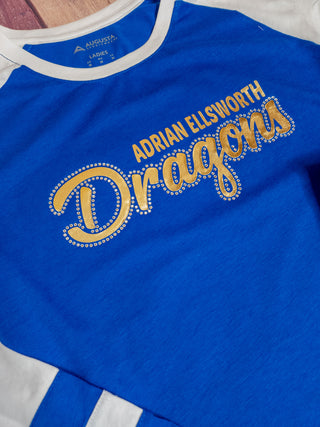 Dragons Adrian Ellsworth Rhinestone Fanatic Long Sleeve Top