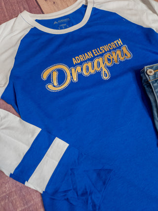 Dragons Adrian Ellsworth Rhinestone Fanatic Long Sleeve Top