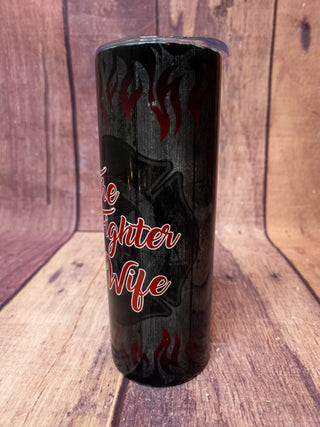 Fire Fighter Wife Tumbler