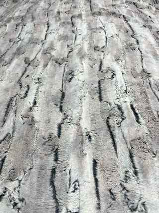 Silver Fox Minky Cuddle Panel Quilt Blanket - Ready To Ship