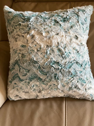 Navy Blue Snowy Owl Minky Blanket - Baby Size to King Size