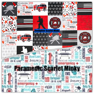 Create A Custom Hero Blanket or Comforter *Many Options * Police, Fire Fighter, Nurse, Paramedic, Mom, Veteran