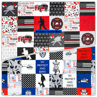 Create A Custom Hero Blanket or Comforter *Many Options * Police, Fire Fighter, Nurse, Paramedic, Mom, Veteran