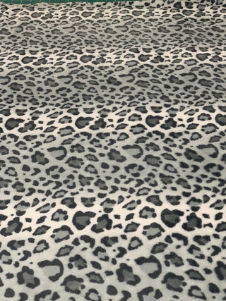 Grey Cheetah Spotted Lush Minky Blanket backed w/Pink Cuddle Minky