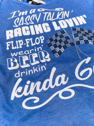 Race Lovin Kinda Girl Tank - More Color Options