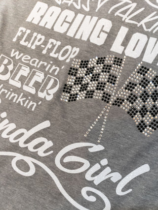 Race Lovin Kinda Girl Tank - More Color Options