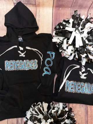 Renegades PCA Rhinestone Lace-Up Hoodie