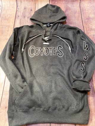 Coyotes WSS Lace-Up Hoodie