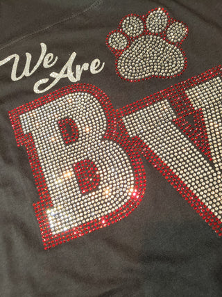 Lynx We Are BV Rhinestone Jersey Tee