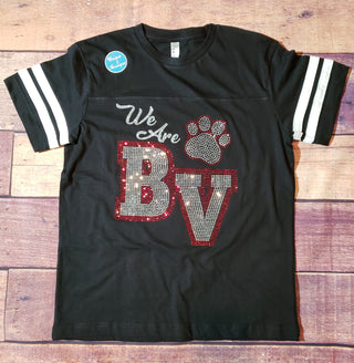 Lynx We Are BV Rhinestone Jersey Tee