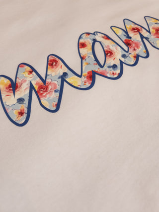 Floral Mama White Tee