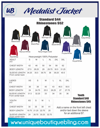 Figure Skating Mom Rhinestone Full Zip Jacket