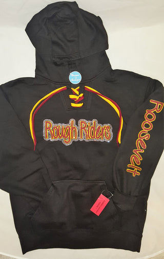 Rough Riders Roosevelt Rhinestone Lace-Up Hoodie