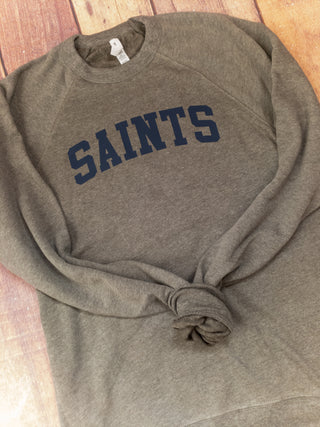 MEDIUM Saints Athletic Crewneck Sweatshirt