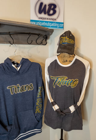 Titans Rhinestone Fanatic Long Sleeve Top