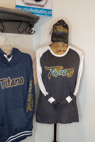 Titans Rhinestone Fanatic Long Sleeve Top