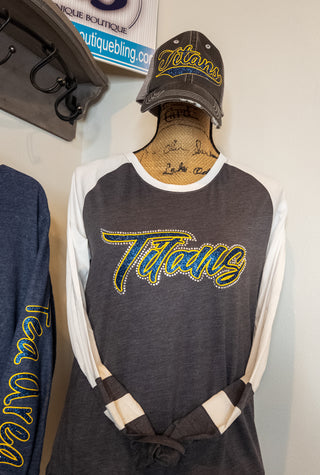 Titans Rhinestone Fanatic Long Sleeve Top