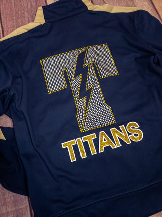 Titans Rhinestone Full Zip Jacket